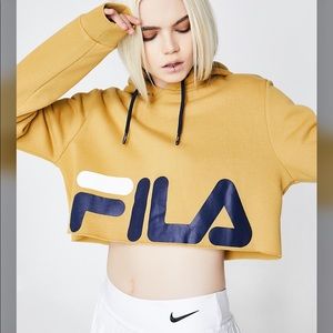 Fila cropped hoodie